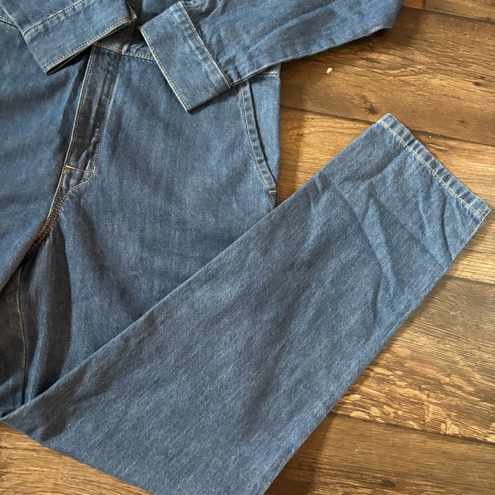 Lee Women's Vintage Modern Union-Alls Coveralls Blue Size Extra Small NEW - Picture 2 of 7